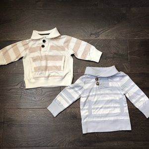 🚨CLOSET CLOSING 7/12 🚨2 OshKosh LS Shirts - 12m